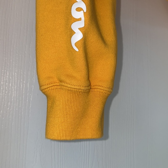 Champion Cropped Yellow Hoodie - Picture 5 of 7